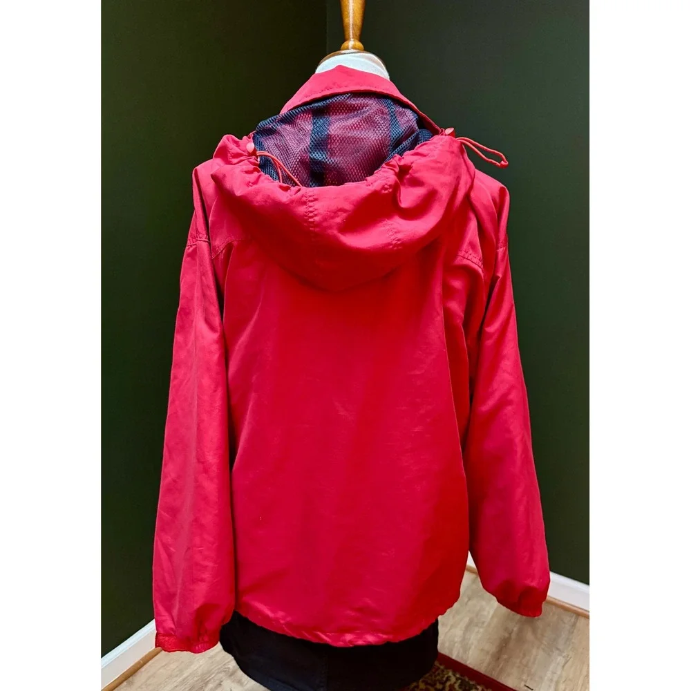 Vintage San Francisco Embroidered Red Windbreaker Men's L